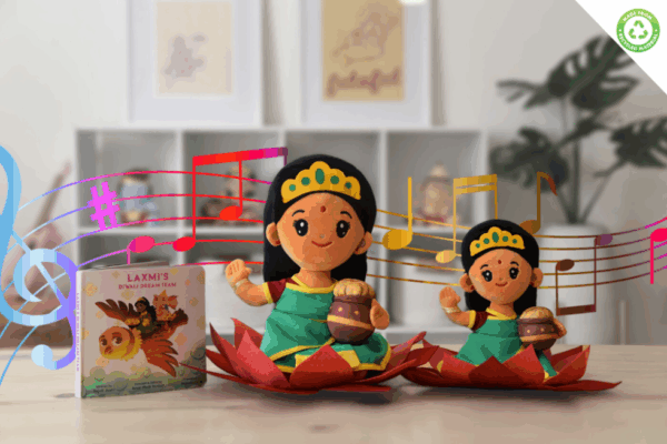 15 Laxmi Devi Collection Mantra – Singing Plush Toys with Book