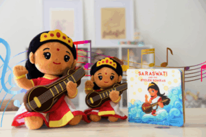 21 Saraswati Devi Collection – Mantra Singing Plush Toys with Book