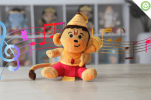 5 Baby Hanuman (Small 7 inch) Mantra Singing Soft Toy