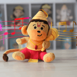 Baby Hanuman (Small 7 inch) Mantra Singing Soft Toy