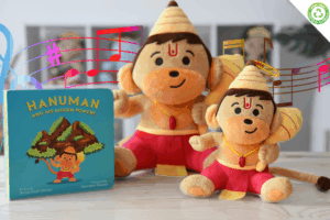 Baby Hanuman Collection – Mantra Singing Soft Toys with Book