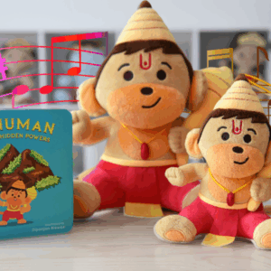 Baby Hanuman Collection – Mantra Singing Soft Toys with Book