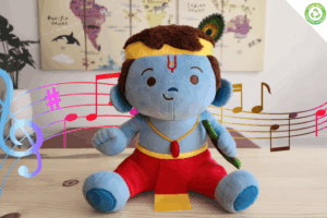 Baby Krishna (Medium 11 inch) Mantra Singing Soft Toys