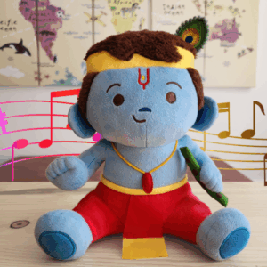 Baby Krishna (Medium 11 inch) Mantra Singing Soft Toys