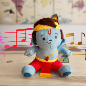Baby Krishna (Small 7 inch) Mantra Singing Soft Toy