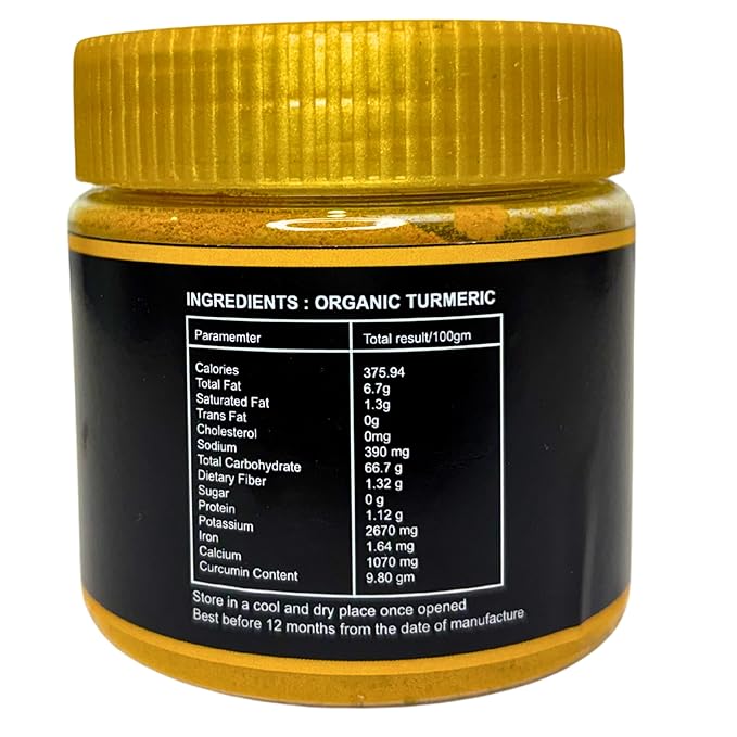 sahi swaad organic turmeric powder | shudh haldi powder | no preservatives | immunity booster | high curcumin | natural color & aroma | 50gm sahi swaad organic turmeric powder | shudh haldi powder | no preservatives | immunity booster | high curcumin | natural color & aroma | 50gm