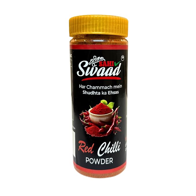 sahi swaad red chilli powder (100gm) no preservatives, 100% natural & lab tested spices sahi swaad red chilli powder (100gm) no preservatives, 100% natural & lab tested spices