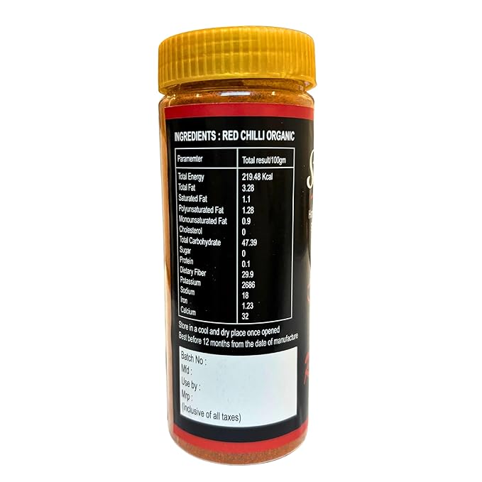 sahi swaad red chilli powder (100gm) no preservatives, 100% natural & lab tested spices sahi swaad red chilli powder (100gm) no preservatives, 100% natural & lab tested spices